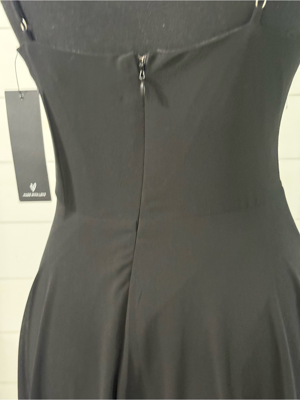 Lulus Cause For Commotion Black Maxi Dress Small Pleated Bustier Formal NWT - Picture 9 of 13